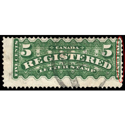 canada stamp f registration f2a registered stamp 5 1888 U VG 006