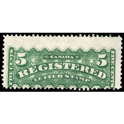canada stamp f registration f2a registered stamp 5 1888 U VG 007