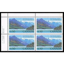 canada stamp 935 waterton lakes 1 50 1982 PB UL