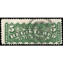 canada stamp f registration f2a registered stamp 5 1888 U F 008