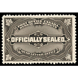canada stamp o official ox4 officially sealed 1913 M VF 023