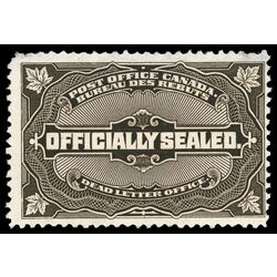 canada stamp o official ox4 officially sealed 1913 M F VFNG 024