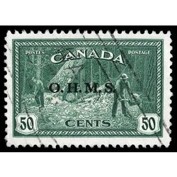 canada stamp o official o9 lumbering 50 1949 U VF 030