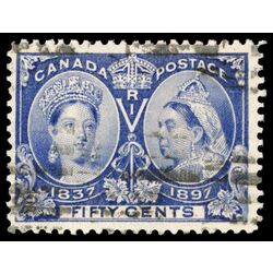 canada stamp 60 queen victoria diamond jubilee 50 1897 U F VF 092