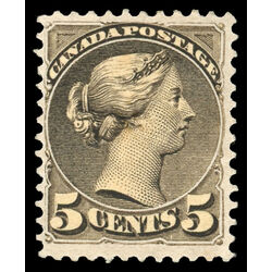 canada stamp 42 queen victoria 5 1888 M VF 043