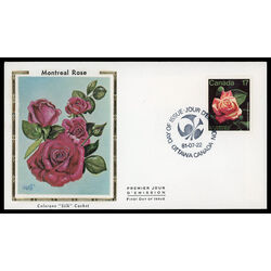 canada stamp 896 montreal rose 17 1981 FDC PC 002