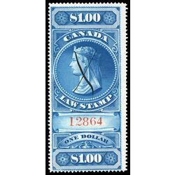 canada revenue stamp fsc5 supreme court law stamp young queen victoria 1 1876 U 002