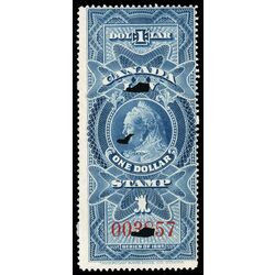 canada revenue stamp fsc8 supreme court law stamp widow queen victoria 1 1897 U 001