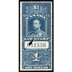 canada revenue stamp fsc17a supreme court law stamp george v 1 1915 U 001