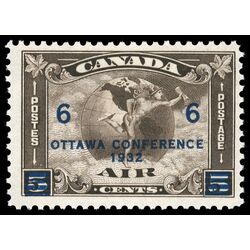 canada stamp c air mail c4 c2 surcharged mercury with scroll in hand 6 1932 M F VFNH 042