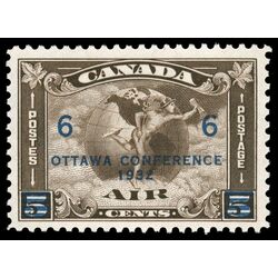 canada stamp c air mail c4 c2 surcharged mercury with scroll in hand 6 1932 M VFNH 043