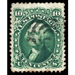 us stamp postage issues 68a washington 1 1861 U VF 003