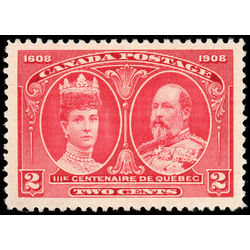 canada stamp 98 king edward vii queen alexandra 2 1908 M VF 038