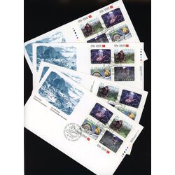 canada stamp 1292a canadian folklore 1 1990 FDC 4BLK