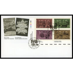 canada stamp 1301a second world war 1940 1990 FDC LL