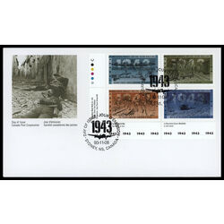 canada stamp 1506a second world war 1943 1993 FDC LL