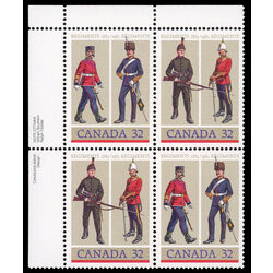 canada stamp 1008ai royal winnipeg rifles royal canadian dragoons 32 1983 PB UL