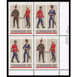 canada stamp 1008ai royal winnipeg rifles royal canadian dragoons 32 1983 PB LR
