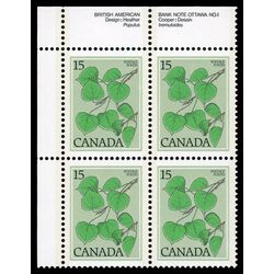 canada stamp 717 trembling aspen 15 1977 PB UL