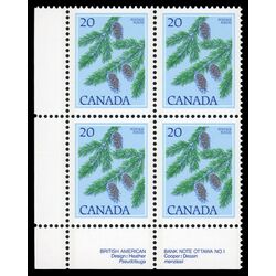 canada stamp 718 douglas fir 20 1977 PB LL