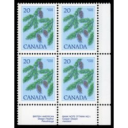 canada stamp 718 douglas fir 20 1977 PB LR