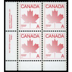 canada stamp 907iii maple leaf 1981 PB LL