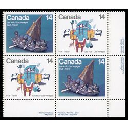 canada stamp 770a inuit travel 1978 PB LR