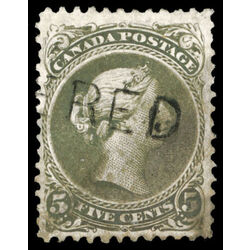 canada stamp 26 queen victoria 5 1875 U VF 033