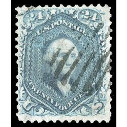 us stamp postage issues 70b washington 24 1861 U 001