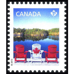 canada stamp 2611a chairs on dock 2013