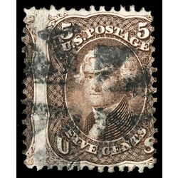 us stamp postage issues 76 jefferson 5 1861 U 001