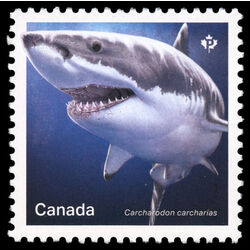 canada stamp 3105c white shark 2018