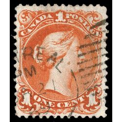 canada stamp 22a queen victoria 1 1868 U F VF 016