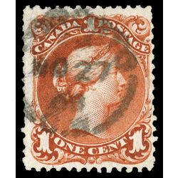 canada stamp 22a queen victoria 1 1868 U F VF 014