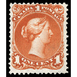 canada stamp 22b queen victoria 1 1868 M F 024