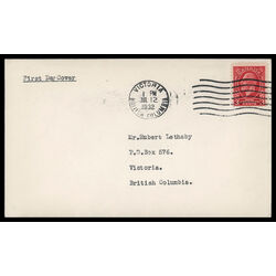 canada stamp 192 king george v 3 1932 FDC PC 028