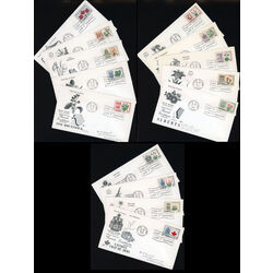 canada stamp 417 29a fdc provincial flowers and coats of arms 1964 FDC PC 005