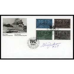 canada stamp 1451a second world war 1942 1992 FDC PC 003