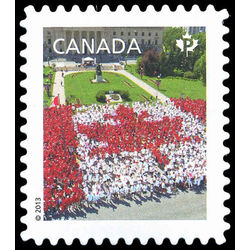 canada stamp 2615a living flag 2013