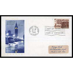 canada stamp 448 canadian delegation 5 1966 FDC PC 015