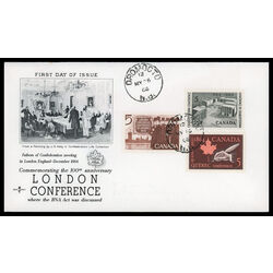 canada stamp 448 canadian delegation 5 1966 FDC COMBO 014