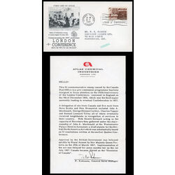canada stamp 448 canadian delegation 5 1966 FDC PC 019