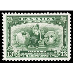 canada stamp 194 britannia 13 1932 M XFNH 016