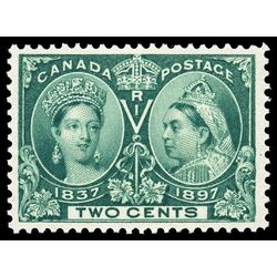 canada stamp 52 queen victoria diamond jubilee 2 1897 M XFNH 049