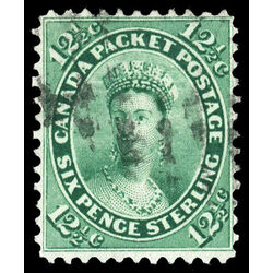 canada stamp 18 queen victoria 12 1859 U VF 058
