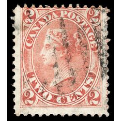 canada stamp 20 queen victoria 2 1859 U F VF 060