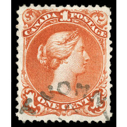 canada stamp 22i queen victoria 1 1868 U VF 003