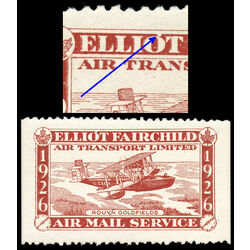 canada stamp cl air mail semi official cl10b elliot fairchild air transport ltd 25 1926 M NH 003