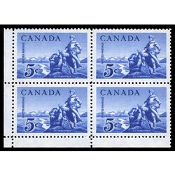 canada stamp 378 la verendrye statue 5 1958 CB LL 032