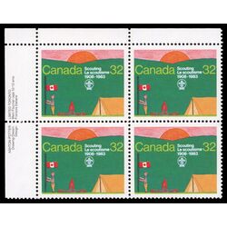 canada stamp 993 scout encampment 32 1983 PB UL